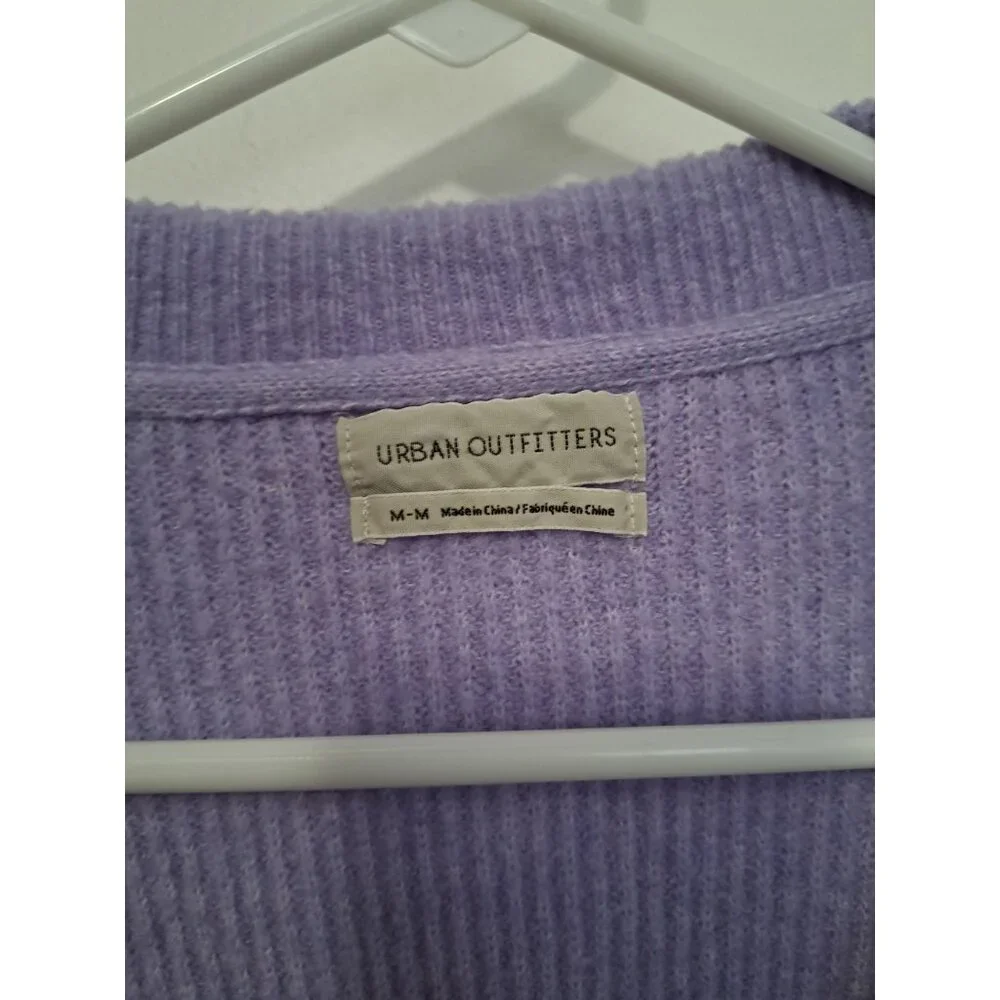 Urban Outfitters Purple Snap Button Cardigan Size M - Picture 4 of 8